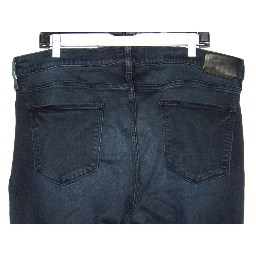 PAIGE Dark Wash Stretch FEDERAL Slim Straight Leg Denim Jeans Men's 38 X 30